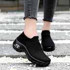 Damen Komfortable Sockensneaker mit atmungsaktivem Obermaterial R&B