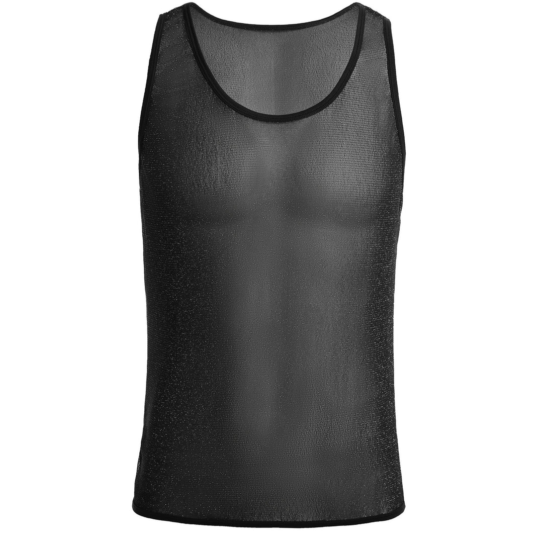 Herren Sportliches Netz-Tanktop R&B