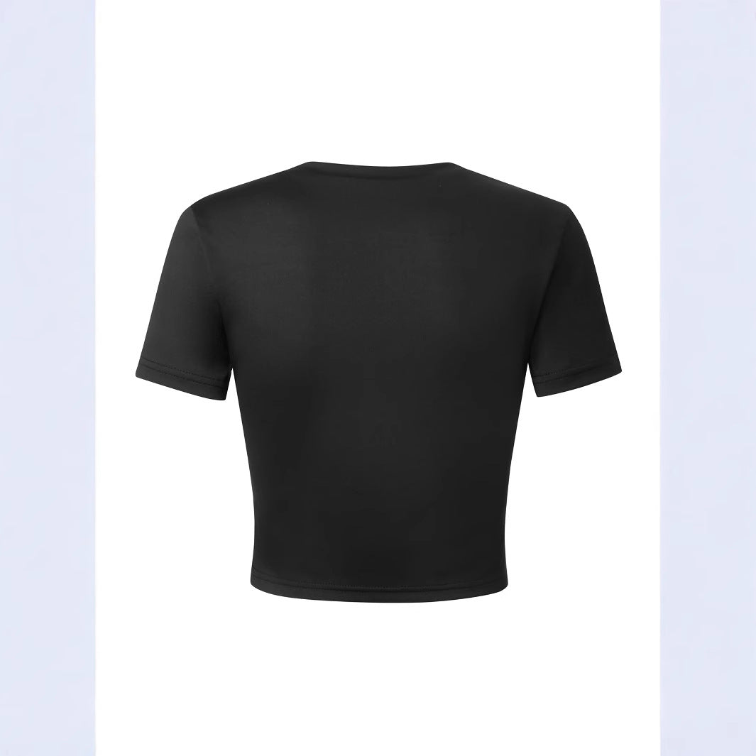 Damen T-Shirt mit stylischem Sternmotiv und Leo-Print R&B