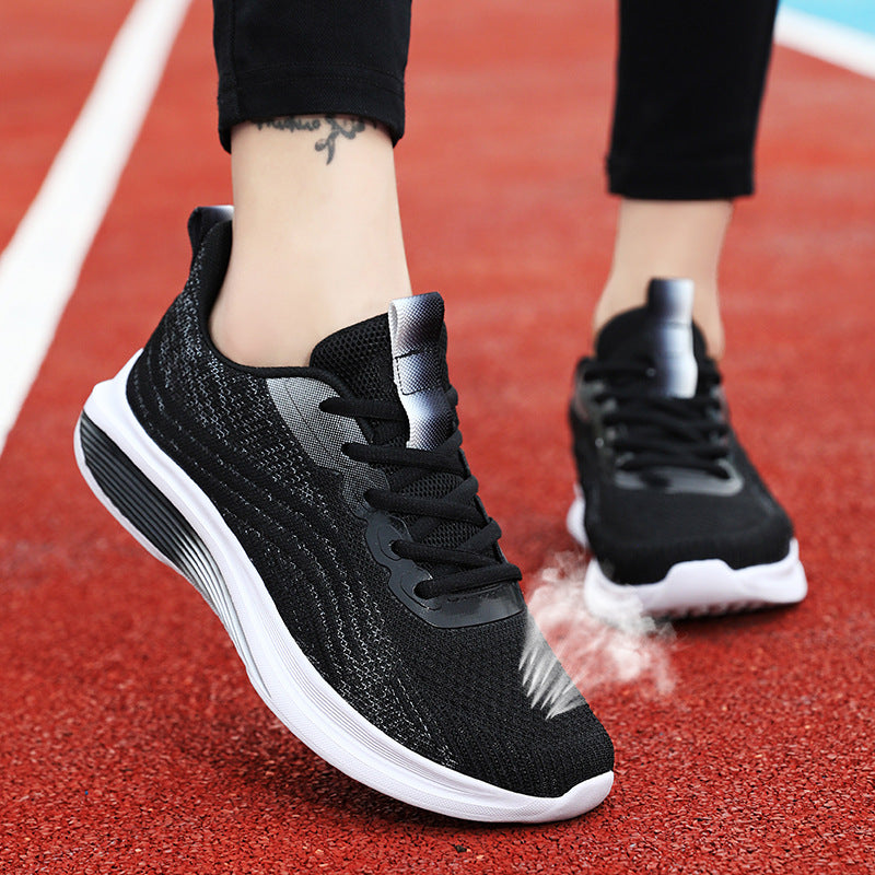 Damen Lauf-Sneaker mit atmungsaktiver Obermaterialstruktur und dämpfender Sohle R&B