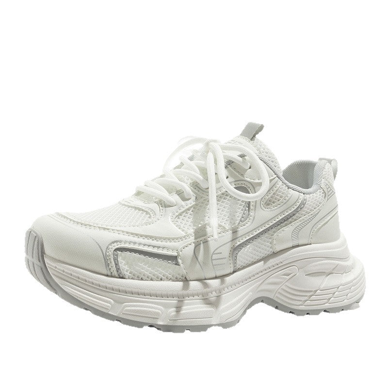 Damen Sportliche Sneakers mit atmungsaktiver Mesh-Oberfläche und gepolsterter Sohlenstruktur R&B