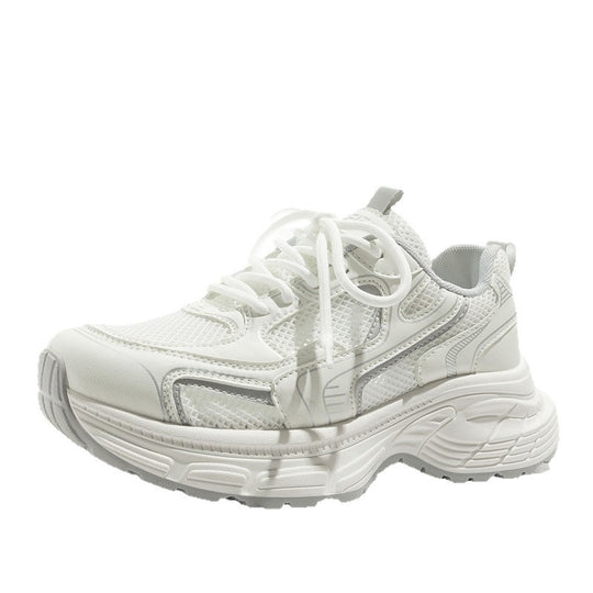 Damen Sportliche Sneakers mit atmungsaktiver Mesh-Oberfläche und gepolsterter Sohlenstruktur R&B