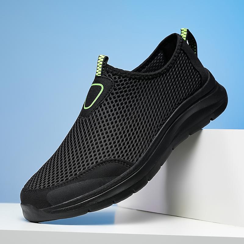 Damen Atmungsaktive Slip-On Sneakers mit flexiblem Netzdesign