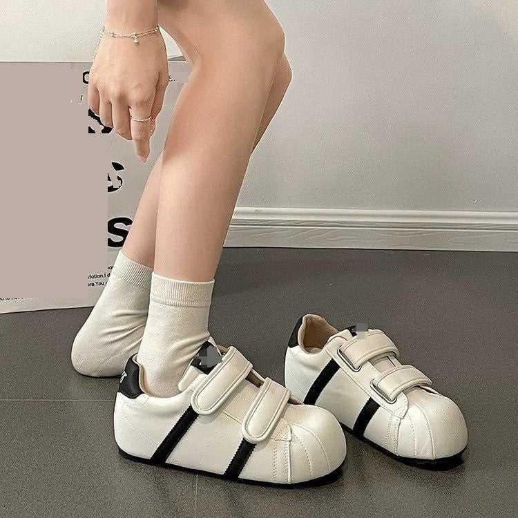 Damen Sneaker mit praktischem Klettverschluss und sportivem Design R&B