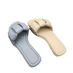 Damen Bequeme Slides mit dekorativem Knotenverschluss R&B