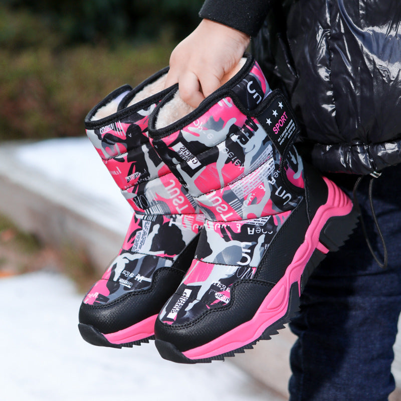 Damen Sportliche Winterstiefel mit rutschfester Sohle und isolierendem Futter R&B