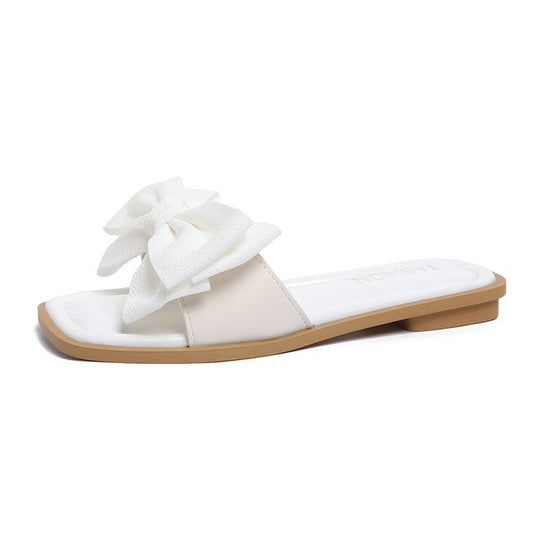 Damen Sandalen mit großen Schleifenakzenten R&B