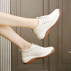 Damen Sportliche Sneaker mit modischem Schnürdesign und rutschfester Sohle R&B