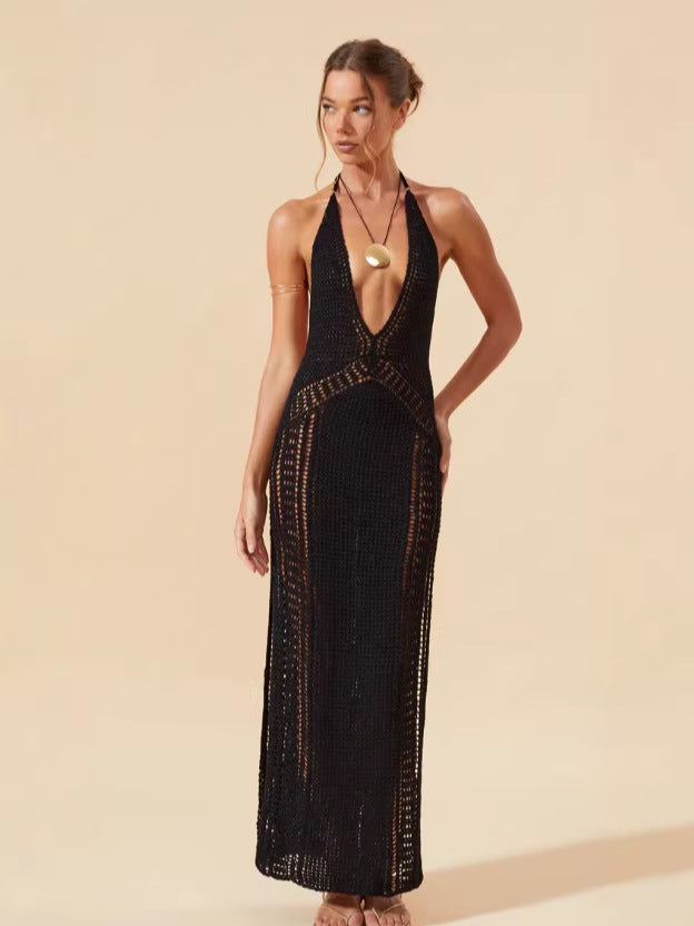 Damen Maxi-Strandkleid R&B