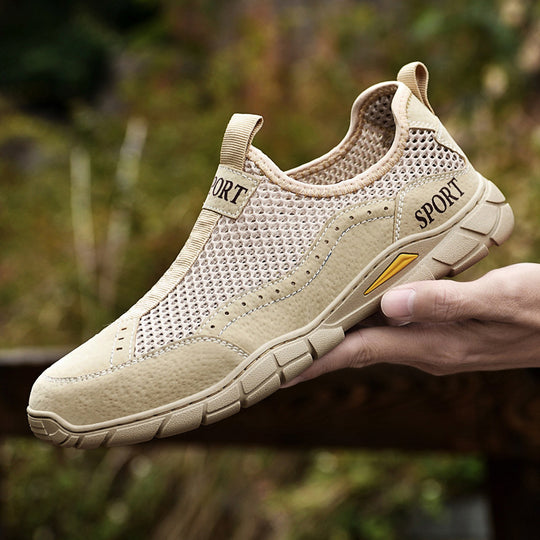 Herren Atmungsaktive Netzsneaker mit rutschfester Sohle R&B
