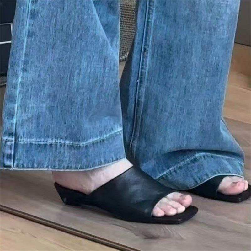Damen bequeme Mules mit elegantem Riemendesign R&B