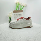 Damen Sneakers mit hoch, dämpfender Plattform und sportlichem Design