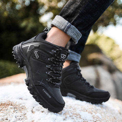 Herren Hochfunktionale Wanderschuhe mit verstärktem Knöchelschutz und rutschfester Sohle R&B