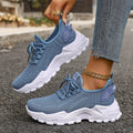 Damen Sportliche Mesh Sneakers mit dämpfender Sohle und atmungsaktiver Konstruktion R&B