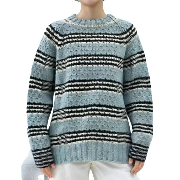 Damen gestrickter Pullover R&B
