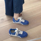 Damen sportliche Sneakers mit atmungsaktiver Mesh-Oberfläche und dämpfender Sohle R&B