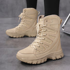 Damen Sportliche Winterstiefel mit hohem Schaft und rutschfester Sohle