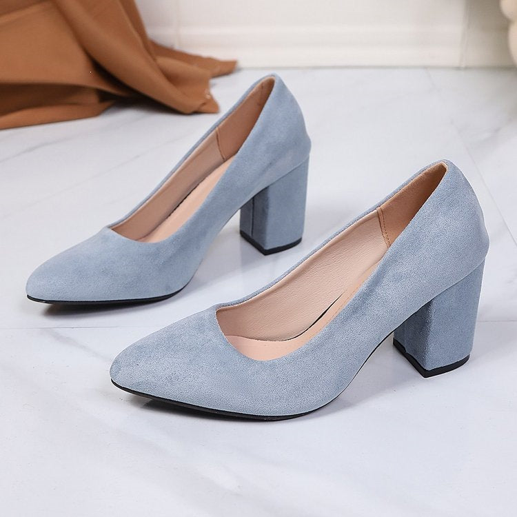 Damen Elegante Pumps mit modernem Blockabsatz R&B