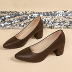 Damen Elegante und bequeme Pumps mit Blockabsatz R&B