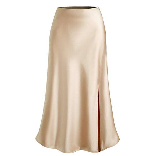 Damen Eleganter und fließender Maxikleid R&B