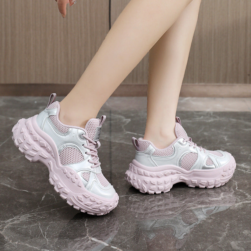 Damen atmungsaktive Freizeitsneaker mit dämpfender Sohle und modernem Laufdesign R&B