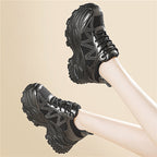 Damen Sportliche und stylische Chunky Sneakers mit atmungsaktivem Mesh und dämpfender Sohle R&B