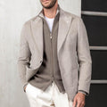 Herren Cordblazer – eleganter Herren Blazer mit Reißverschluss
