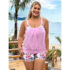 Damen Tankini-Set mit floralem Design und herausragendem Komfort R&B