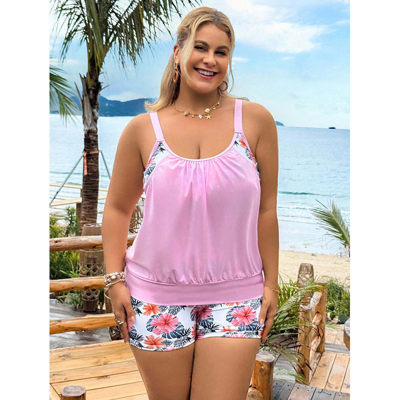 Damen Tankini-Set mit floralem Design und herausragendem Komfort R&B