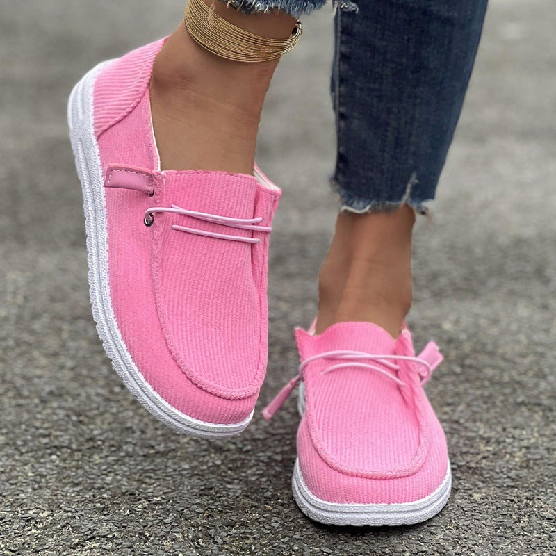 Damen leichte Slip-On Freizeitschuhe R&B