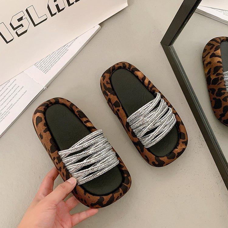 Damen modische Clogs mit eleganter Glitzerapplikation und bequemer Sohle R&B