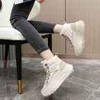 Damen Hohe Sneaker mit kuscheligem Innenfutter und rutschfester Sohle R&B