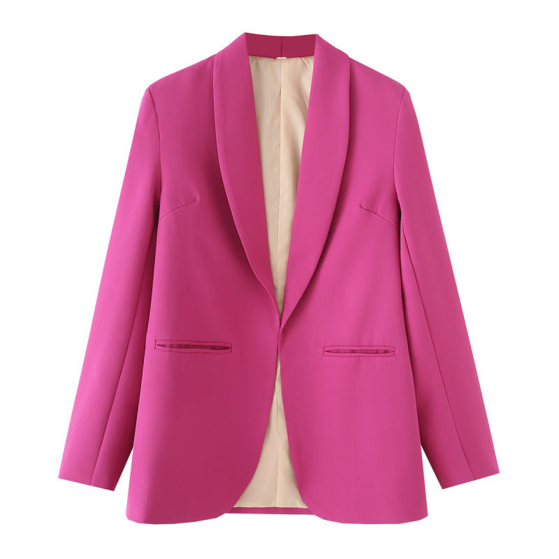 Damen eleganter Blazer mit einzigartigem Schnitt und Taschen R&B