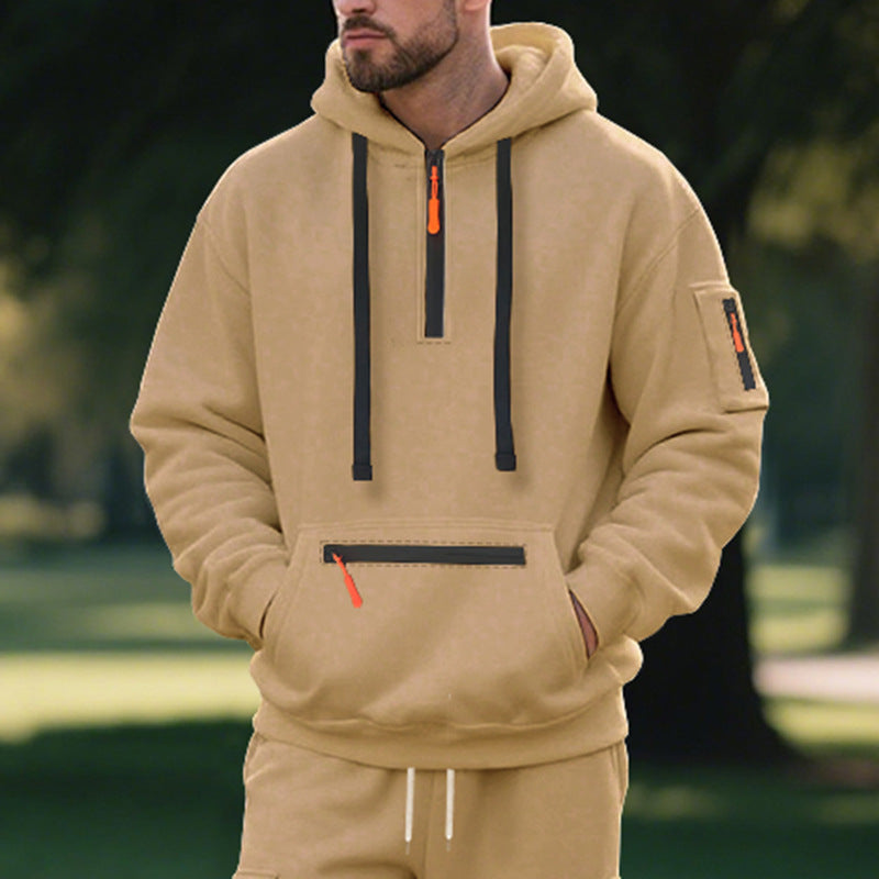 Herren Urbaner Multifunktions Kapuzenpullover R&B
