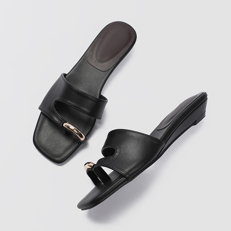 Damen Elegante und komfortable Slides mit modischen Akzenten R&B