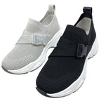 Damen Sportliche Slip-On Sneakers mit elastischem Haltand