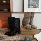 Damen Elegante und atmungsaktive Sandaletten mit Häkel-Design R&B