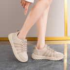 Damen sportliche Freizeitsneaker mit stabiler Sohle und atmungsaktivem Obermaterial R&B