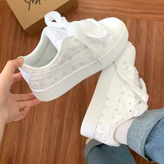 Damen Sneaker mit modischem Print und dämpfender Sohle R&B