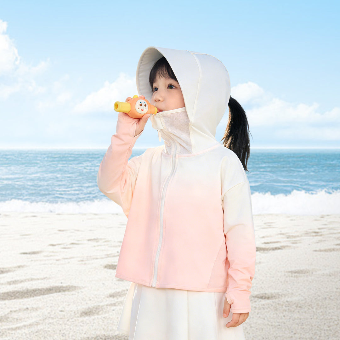 Kinder UV-Schutzjacke mit Kapuze und atmungsaktivem Material R&B