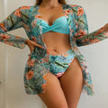 Damen Strandkleid mit floralen Mustern R&B