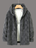 Herren Fleecejacke mit strukturiertem Design und praktischem Reißverschluss R&B