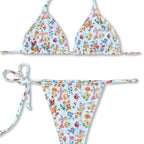 Damen Blumenmuster Bikini R&B