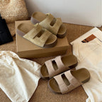 Damen Komfortable Sandalen mit verstellbaren Riemen und ergonomischem Fußbett