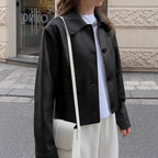 Damen Modische jacke im eleganten Cropped-Schnitt mit praktischen Taschen R&B