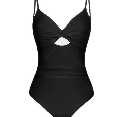 Damen Eleganter Einteiler-Badeanzug mit modischem Cut-Out R&B