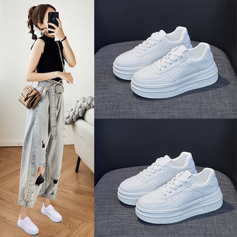 Damen Sneakers im sportlich-eleganten Design mit dicker Plateausohle R&B