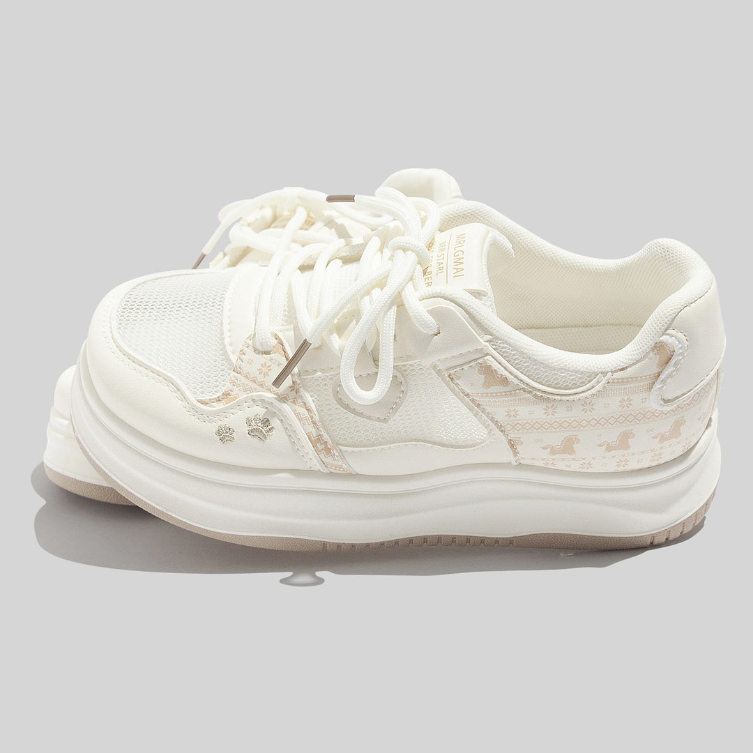 Damen Atmungsaktive Sneakers mit innovativem Komfortsystem und elastischen Schnürsenkeln R&B