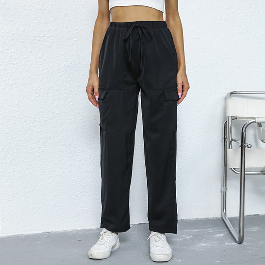 Damen Cargo-Hose mit verstellbarem Bund und praktischen Seitentaschen R&B