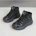 Damen modische Winter-Sneaker mit isolierendem Fleece-Futter und rutschfester Laufsohle R&B